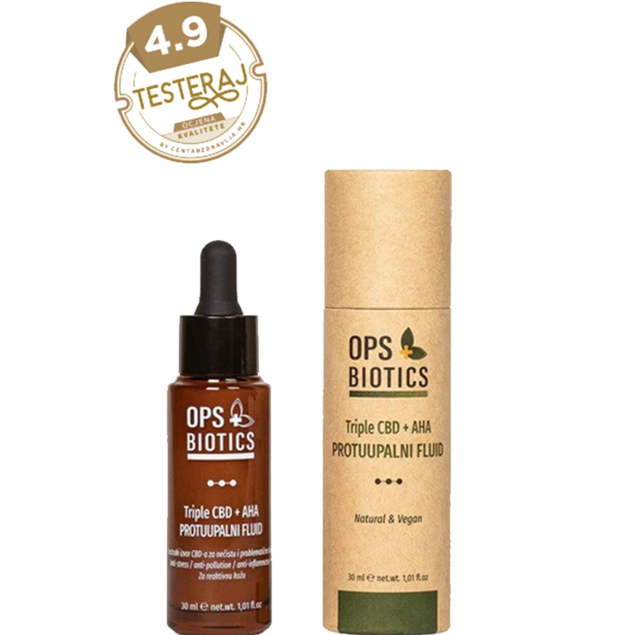 Triple CBD + AHA bioactive fluid 30ml